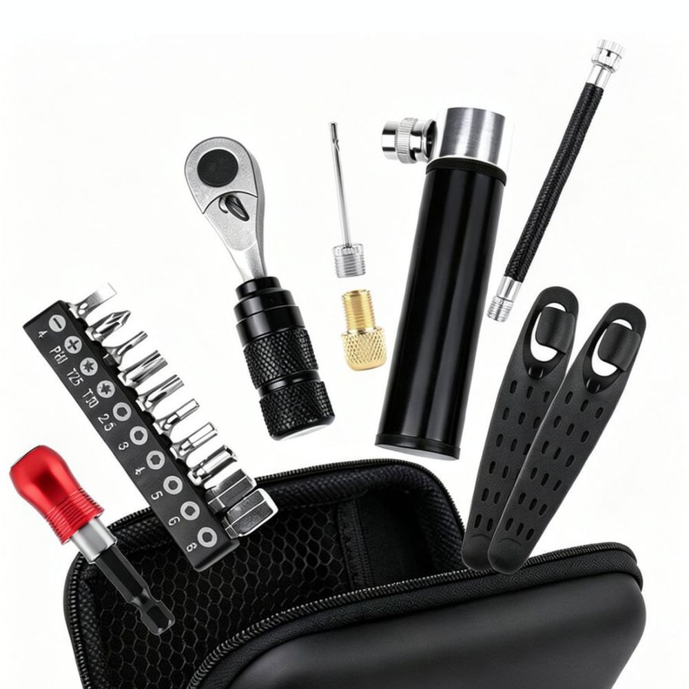 다기능 자전거 수리 도구 세트: 래칫 렌치, 타이어 레 - Cycling Commute Essentials 리뷰 및 가격