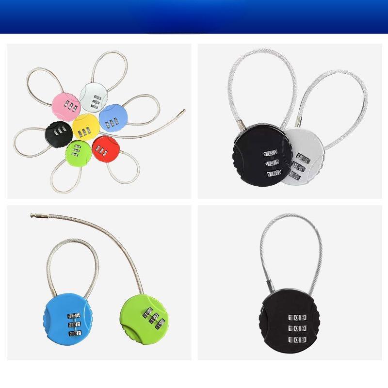 3자리 숫자 조합식 케이블 자물쇠, 유연한 와이어로 제 - Cable Lock Flexible 리뷰 및 가격