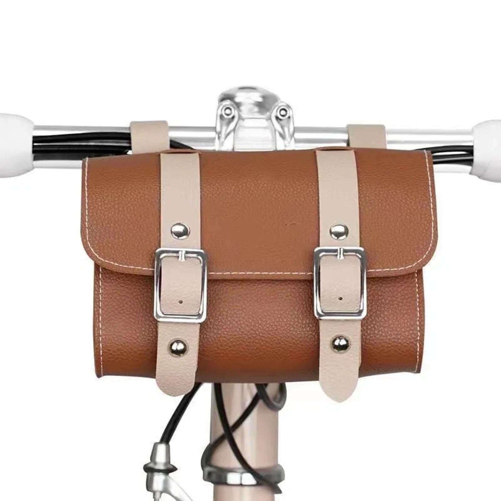 커피색 자전거 핸들바 가방, 자전거 안장 가방, 시트  - Cycling Commute Essentials 리뷰 및 가격